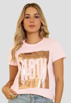 Camiseta Mujer Rosa Atypical 112601