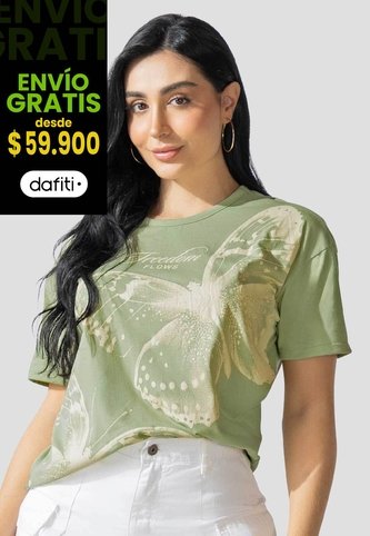 Camiseta Mujer Verde Matcha Atypical 113882 Atypical