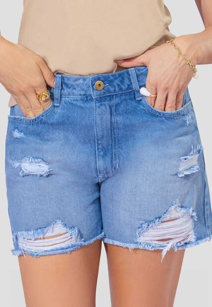 Short Mujer Azul Atypical 111351