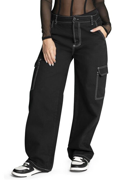 Pantalón Mujer Negro Atypical 33440