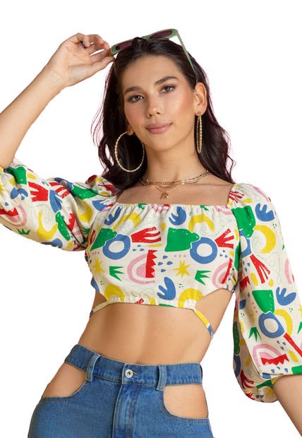 Blusa Mujer Multicolor Atypical 89112