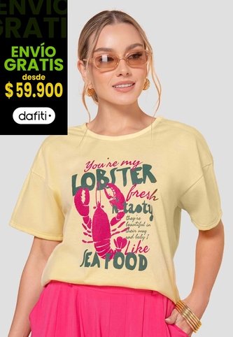 Camiseta Mujer Piña Colada Atypical 113630 Atypical
