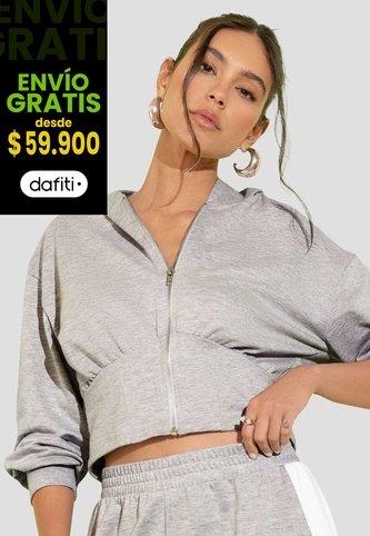 Buzo Mujer Gris Jaspe Atypical 112602 Atypical