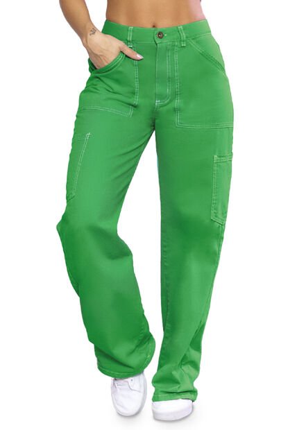 Pantalón Mujer Verde Atypical 5108