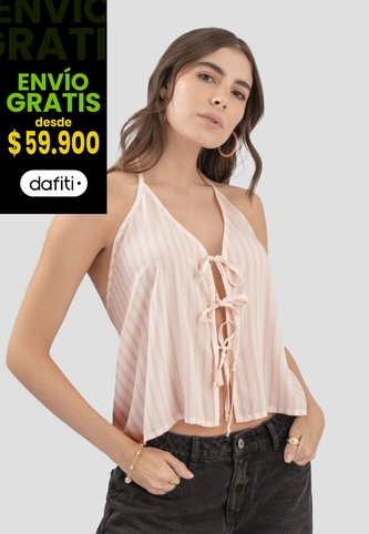 Blusa Mujer Estampado Palo De Rosa Atypical 112317 Atypical