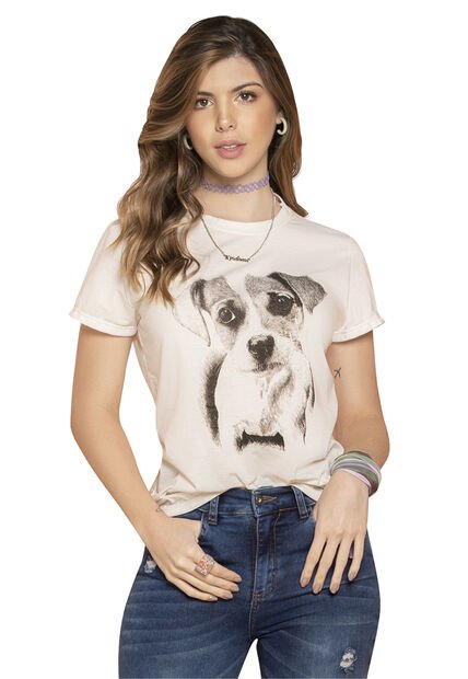 Camiseta Juvenil Marfil Atypical 91562