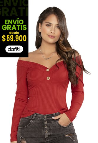 Blusa Juvenil Rojo Atypical 79000 Atypical