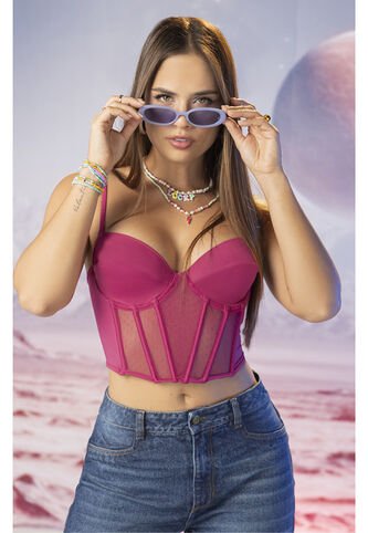 Blusa Juvenil Fucsia Atypical 5444 Atypical