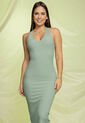 Vestido Mujer Verde Oliva Atypical 86057 de Atypical