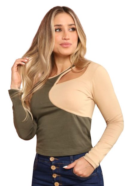 Camiseta Mujer Verde Atypical 8144
