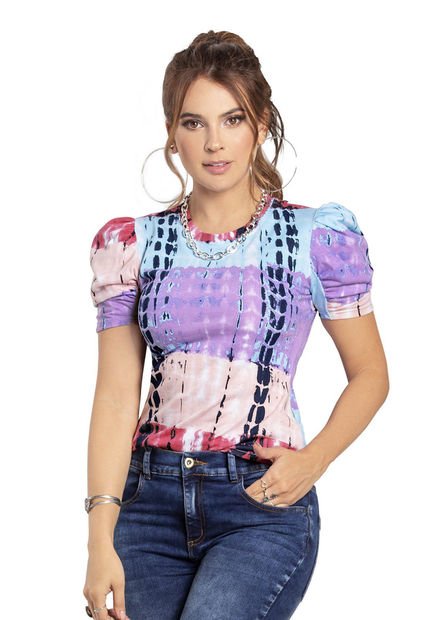 Blusa Juvenil Femenino Estampado Atypical