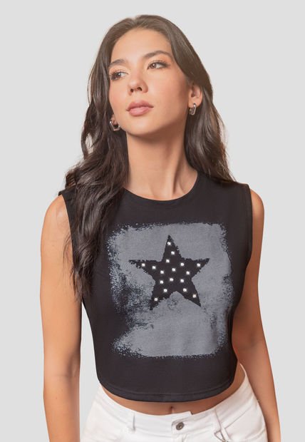 Camiseta Mujer Negro Atypical 105487