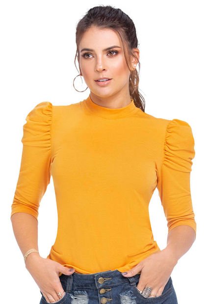 Blusa Mujer Amarillo Atypical 71598