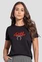 Camiseta Mujer Negro Atypical 111944 de Atypical