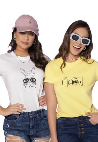 Camiseta Mujer Pastel Atypical 32800 Atypical