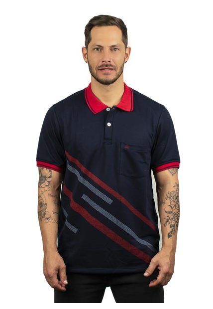 Camiseta Tipo Polo Para Hombre Audax