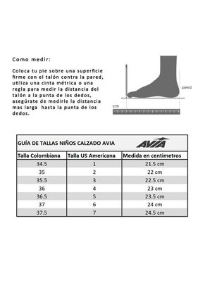 Tenis Avia Fulton Jr Para Niño-Azul