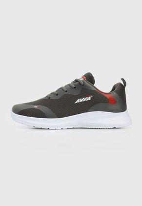 Tenis Running Gris-Blanco-Rojo AVIA Jover
