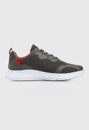 Tenis Running Gris-Blanco-Rojo AVIA Jover