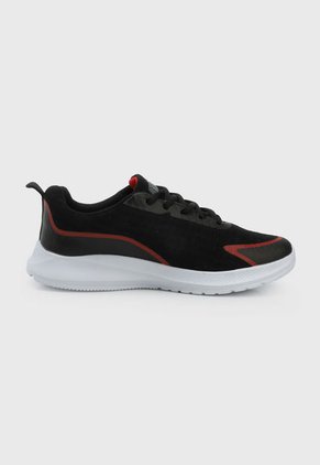 Tenis Running Negro-Blanco-Rojo AVIA Gary