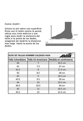 Tenis Avia Marin Para Hombre-Blanco