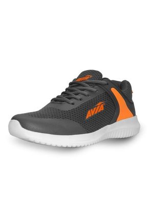Tenis Avia James Para Hombre-Gris/Naranja