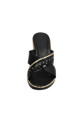 Sandalias Para Mujer Marca Azaleia, Color Negro