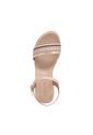 Sandalias Para Mujer Marca Azaleia, Color Beige de Azaleia