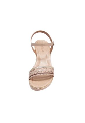 Sandalias Para Mujer Marca Azaleia, Color Beige