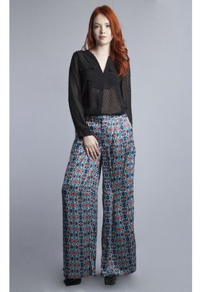 Pantalón Azulu Azul Estampado