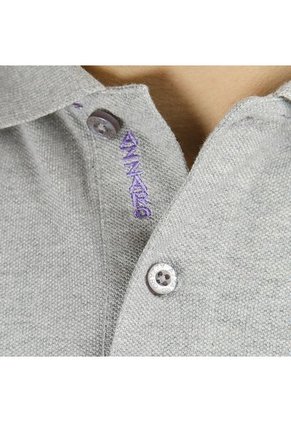 Camisa Polo Manga larga Azzaro Heather Gris
