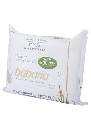 Pack 3 Toallitas Desmaquillantes Babaria Aloe Vera
