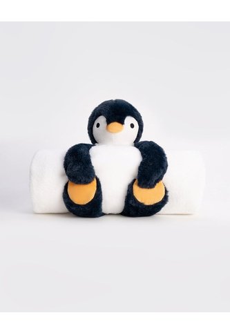 Cobija Para Bebé + Peluche De Pingüino BABY FRESH