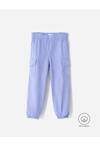 Pantalón Cargo Algodón Lavanda Niña Lavanda BABY FRESH