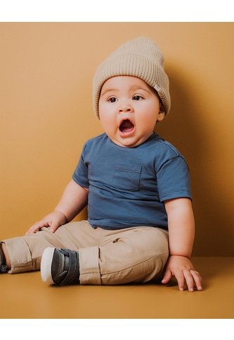 Gorro Beanie Tejido Beige Unisex Beige BABY FRESH