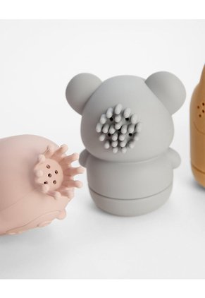 Set De Juguetes De Baño En Silicona Animales