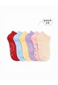 Medias Niña Tobilleras Pack X6 Surtido Multicolor de BABY FRESH