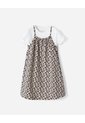 Conjunto Camiseta + Vestido Niña Beige de BABY FRESH