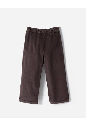 Pantalón Straight Corduroy Chocolate Niño Chocolate