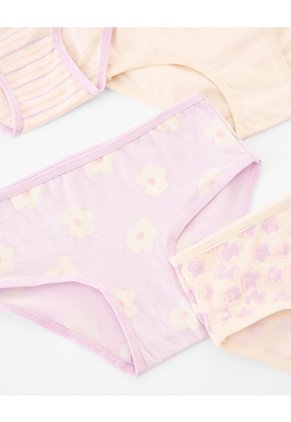 Panty Algodón X4unds Surtido Niña Multicolor