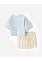Conjunto Camiseta + Falda Surtido Niña Azul de BABY FRESH