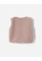 Chaleco Regular Peludo Palo De Rosa Niña Rosa Claro de BABY FRESH