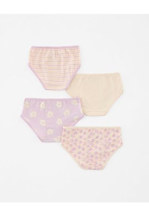 Panty Algodón X4unds Surtido Niña Multicolor