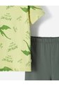 Pijama Camiseta + Pantalón Algodón Niño Verde de BABY FRESH