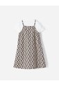 Conjunto Camiseta + Vestido Niña Beige de BABY FRESH