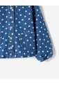 Camisa Regular Manga Larga Denim Estampada Niña Azul de BABY FRESH
