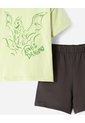 Conjunto Camiseta + Bermuda Algodón Niño Verde de BABY FRESH