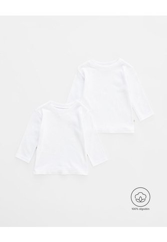 Camibuso Algodón X2unds Blanca Bebé Unisex Blanco BABY FRESH