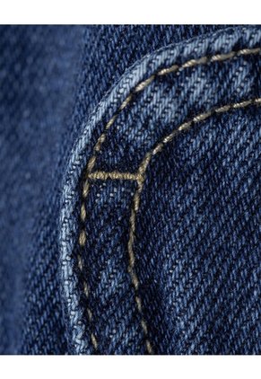 Falda Denim Tiro Medio índigo Niña Azul Oscuro