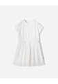 Vestido Corto Tull Blanco Niña Blanco de BABY FRESH